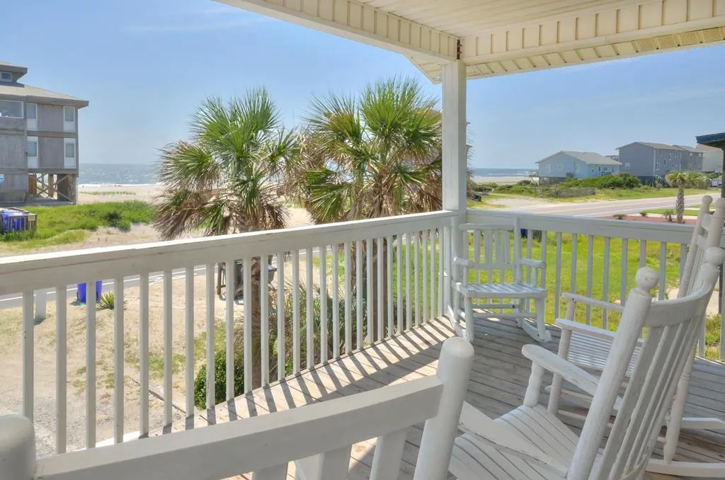 Porch rockers with an ocean view